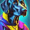 Cool Coonhound Diamond Painting