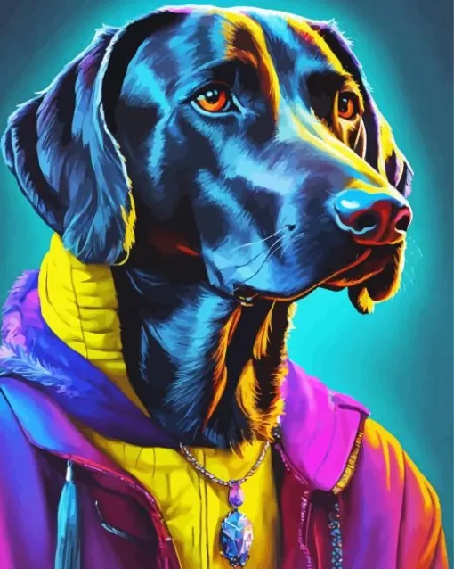 Cool Coonhound Diamond Painting