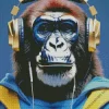 Cool Dj Monkey Diamond Painting