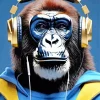 Cool Dj Monkey Diamond Painting