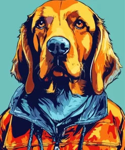 Cool Irish Setter Diamond Painting