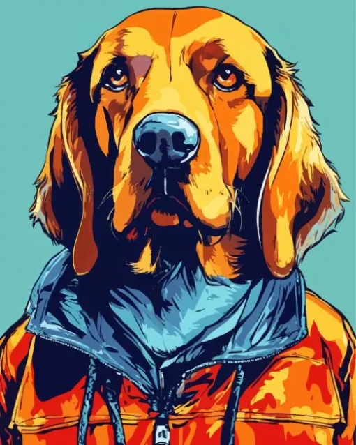 Cool Irish Setter Diamond Painting