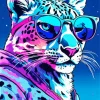 Cool Neon tiger Diamond Painting