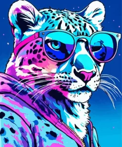 Cool Neon tiger Diamond Painting