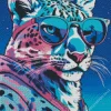 Cool Neon tiger Diamond Painting