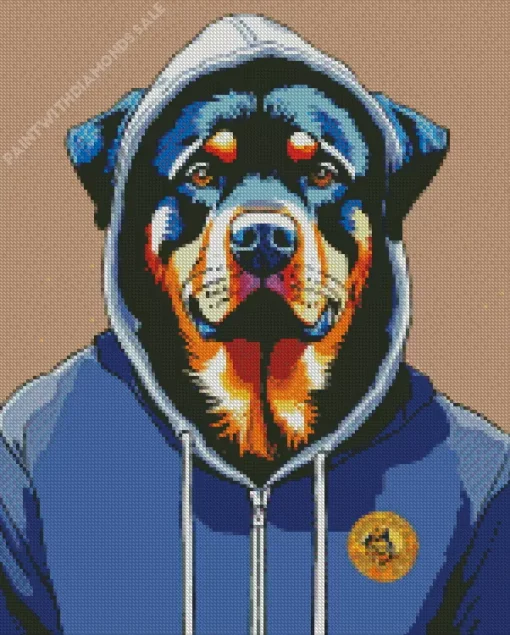 Cool Rottweiler Diamond Painting