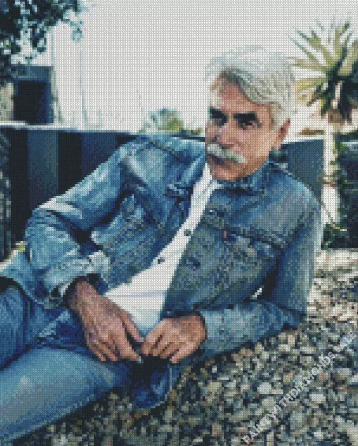 Cool Sam Elliot Diamond Painting