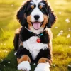 Cute Bernedoodle Diamond Painting