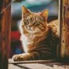 Cute Calico Cat Diamond Painting