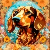 Cute Irish Setter Dog Diamond Painting