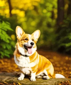 Cute Welsh Corgi Diamond Painting