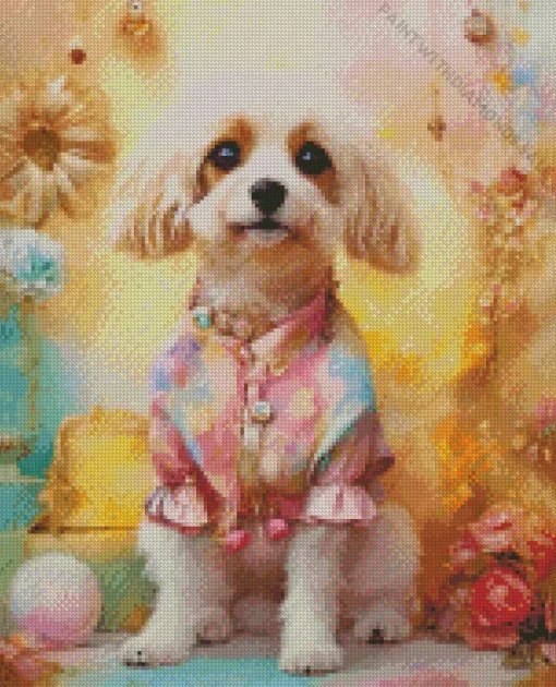 Cute Zuchon Diamond Painting