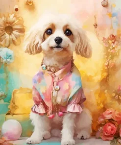 Cute Zuchon Diamond Painting