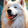 Cute Japanese Spitz Diamond Painting