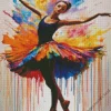 Dancing Ballet Girl Diamond Painting