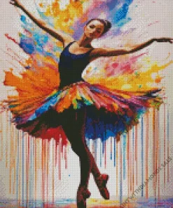 Dancing Ballet Girl Diamond Painting