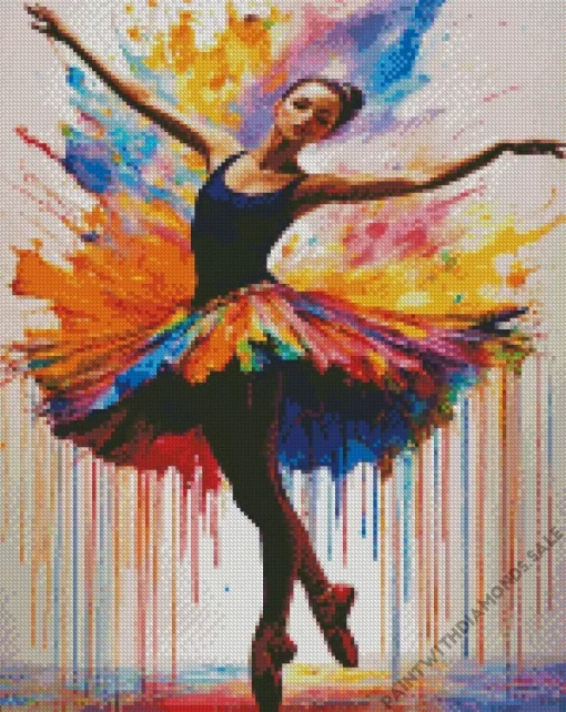 Dancing Ballet Girl Diamond Painting