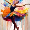 Dancing Ballet Girl Diamond Painting