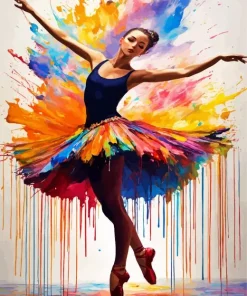 Dancing Ballet Girl Diamond Painting