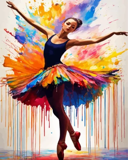 Dancing Ballet Girl Diamond Painting