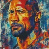 Dwayne Johnson Art Diamond Painting