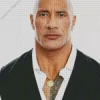 Elegant Dwayne Johnson Diamond Painting