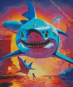 Fantasy Shark Diamond Painting