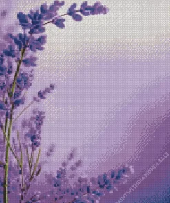 Floral Lavender Diamond Painting