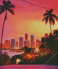 Florida Miami City Diamond Painting