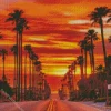 Florida Orange Sunset Diamond Painting