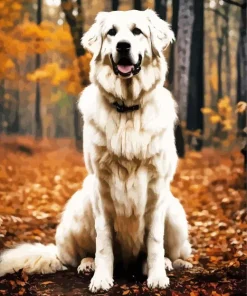 Fluffy Great Pyrenees Diamond Painting