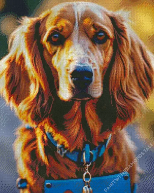 Fluffy Irish Setter Diamond Painting