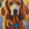 Fluffy Vizsla Diamond Painting