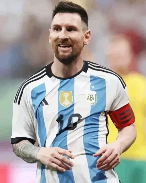 Football Player Lionel Messi Diamond Painting