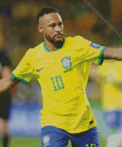 Football Player Neymar Diamond Painting