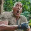 Funny Dwayne Johnson In Jumanji Diamond Painting