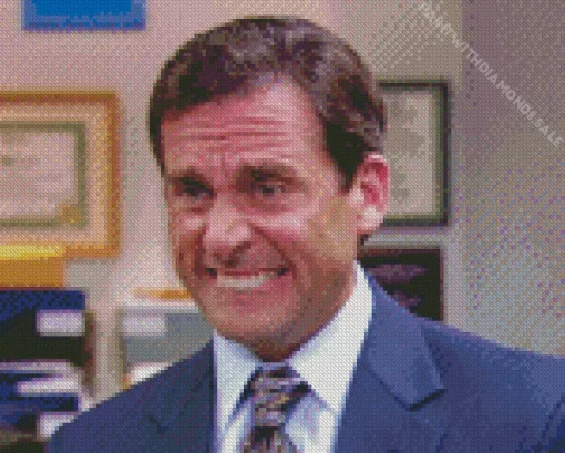 Funny Michael Scott Diamond Painting