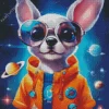 Galaxy Chihuahua Diamond Painting