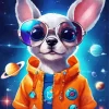 Galaxy Chihuahua Diamond Painting