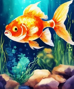 Gold Koi Diamond Painting