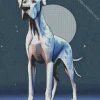 Grey Greyhound Diamond Painting