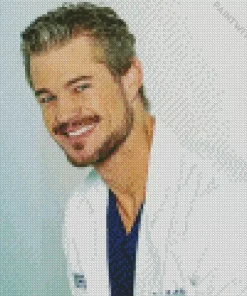 Greys Anatomy Eric Dane Diamond Painting