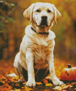 Halloween Labrador Retriever Diamond Painting