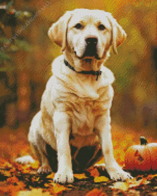 Halloween Labrador Retriever Diamond Painting