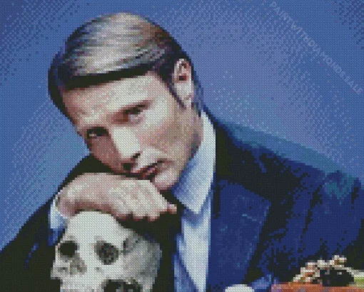 Hannibal Lecter Character Diamond Painting