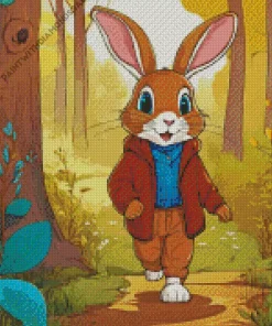 Happy Hare Diamond Painting