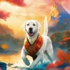 Happy Labrador Retriever Diamond Painting