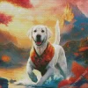 Happy Labrador Retriever Diamond Painting