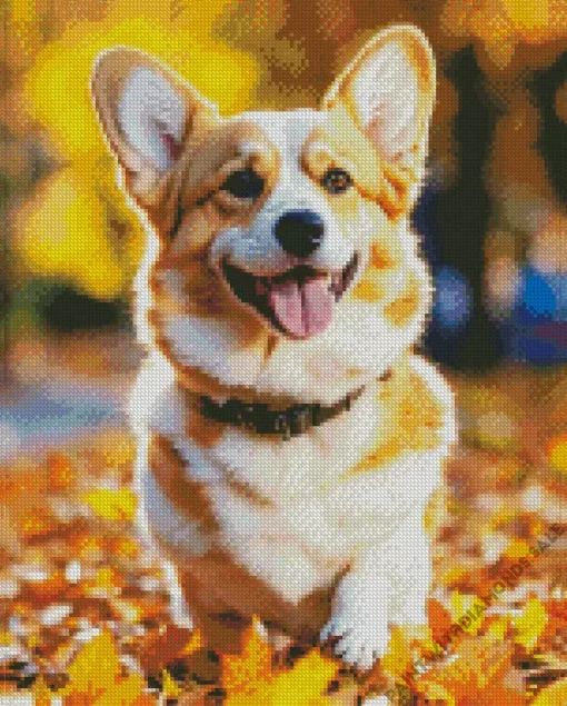 Happy Welsh Corgis Diamond Painting