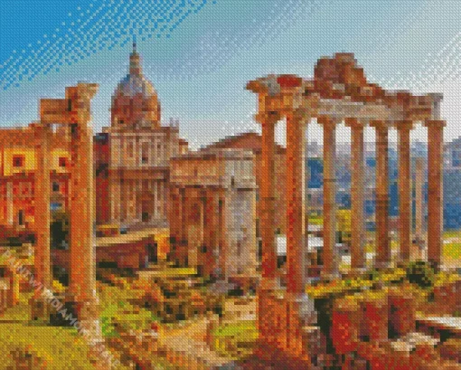 Historical Rome Diamond Painting